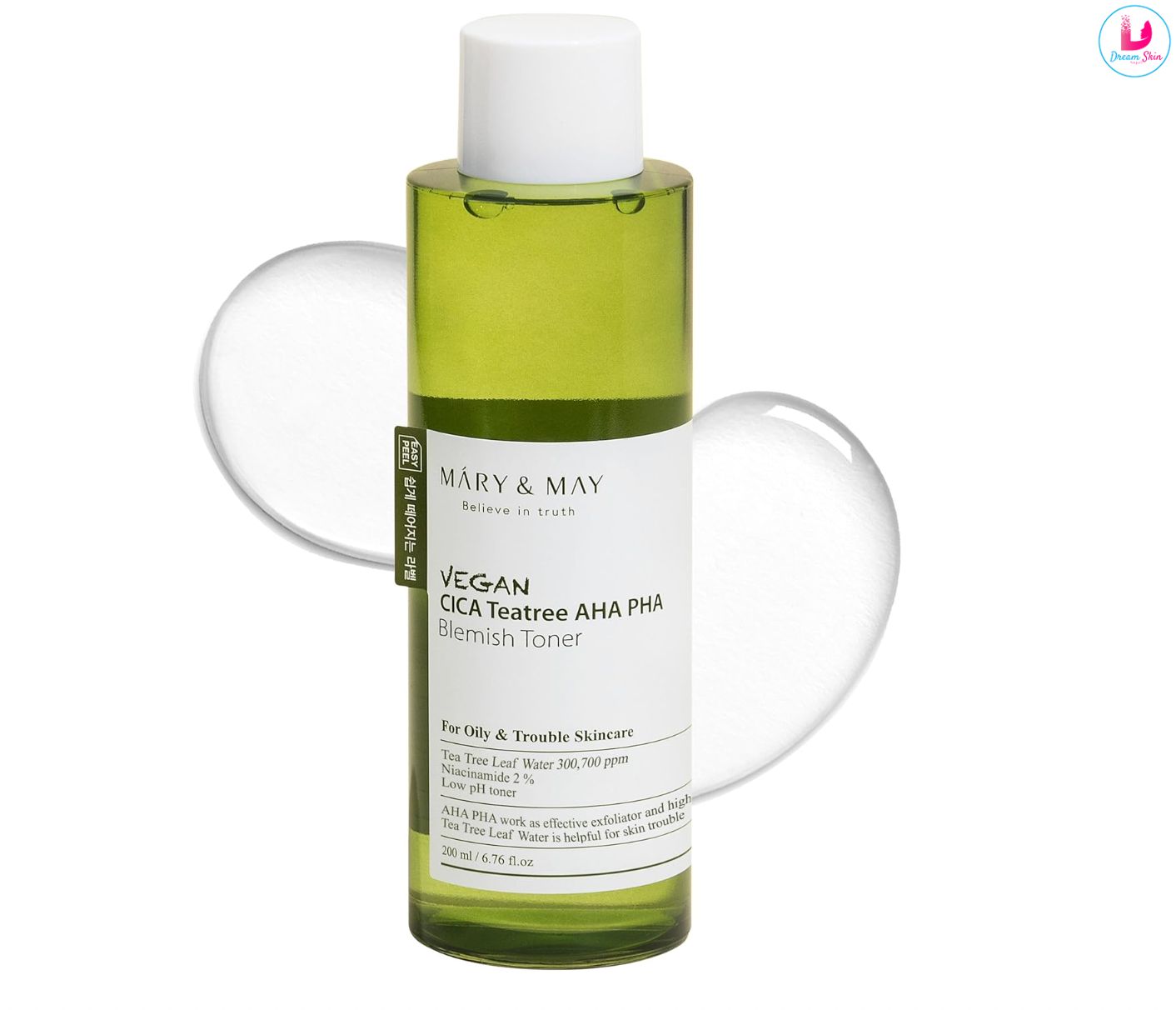 Mary&May Vegan Tea Tree AHA BHA Blemish Toner 200ml